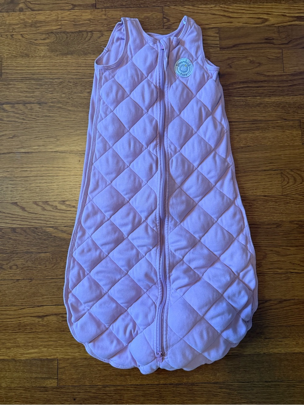 Light Pink Dreamland Baby Sleep Sack weighted
Size 12-24 months